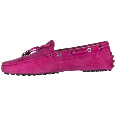 Shop Tod's Heaven Loafers In Pink