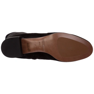 Shop L'autre Chose Women's Suede Heel Boots In Black