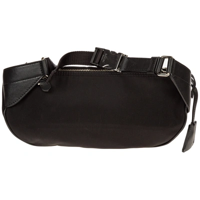 Shop Moschino Men's Belt Bum Bag Hip Pouch In Black