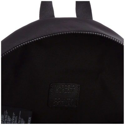 Shop Marcelo Burlon County Of Milan Men's Rucksack Backpack Travel'origina County Tape In Black
