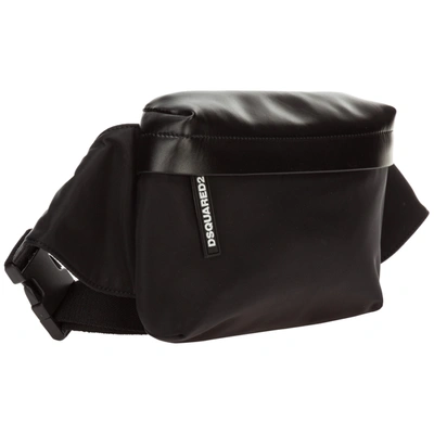 Shop Dsquared2 Men's Belt Bum Bag Hip Pouch In Black