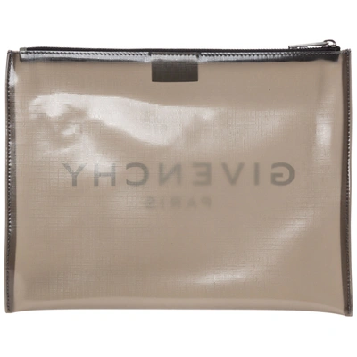 Shop Givenchy Men's Briefcase Document Holder Wallet In Grey