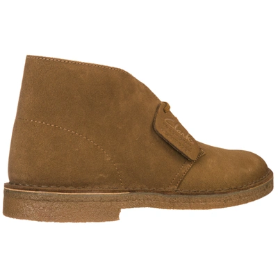 Shop Clarks Men's Suede Desert Boots Lace Up Ankle Boots Desert In Brown