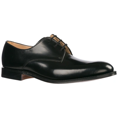 Shop Church's Men's Classic Leather Lace Up Laced Formal Shoes Oslo Derby In Black