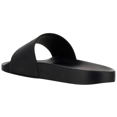 Shop Dsquared2 Men's Slippers Sandals  D2 Leaf In Black