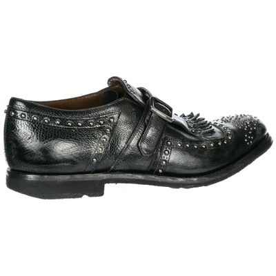 Shop Church's Men's Classic Leather Formal Shoes Slip On Shangai In Black