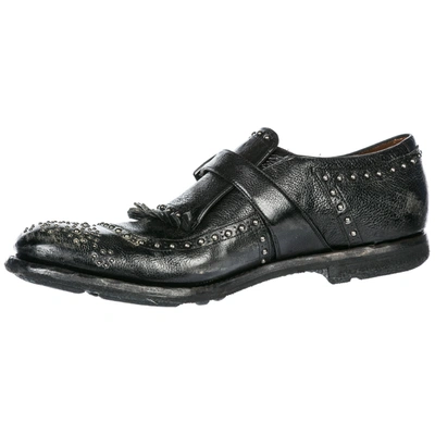 Shop Church's Men's Classic Leather Formal Shoes Slip On Shangai In Black
