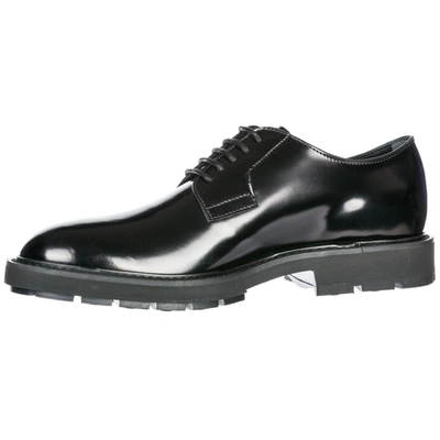 Shop Tod's Men's Classic Leather Lace Up Laced Formal Shoes Derby In Black