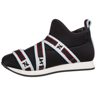 Shop Fendi Girls Shoes Baby Child Sneakers In Black