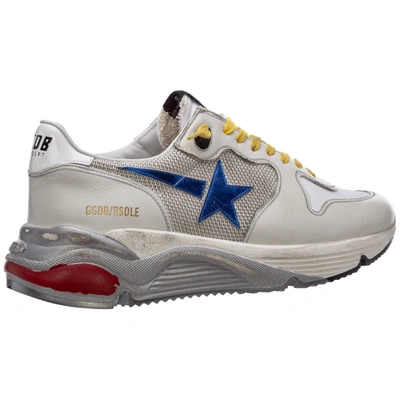 Shop Golden Goose Men's Shoes Leather Trainers Sneakers Running Sole In White