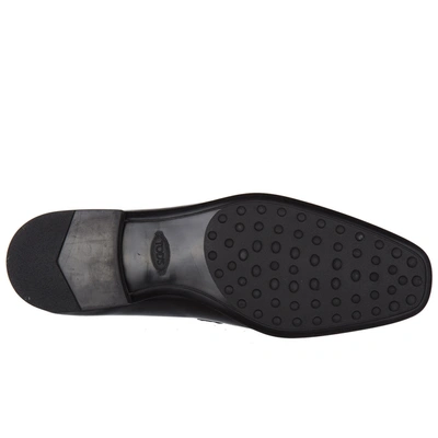 Shop Tod's Double T Loafers In Black