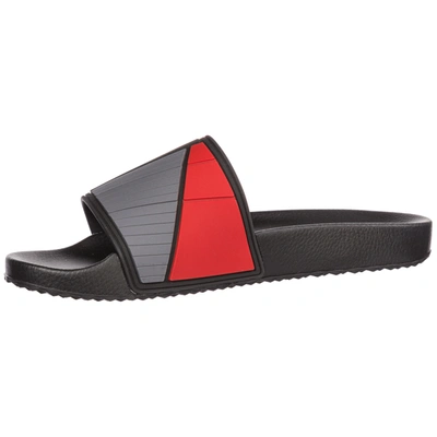 Shop Prada Men's Slippers Sandals Rubber In Black