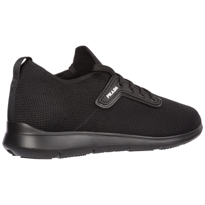 Shop Prada Men's Shoes Trainers Sneakers In Black