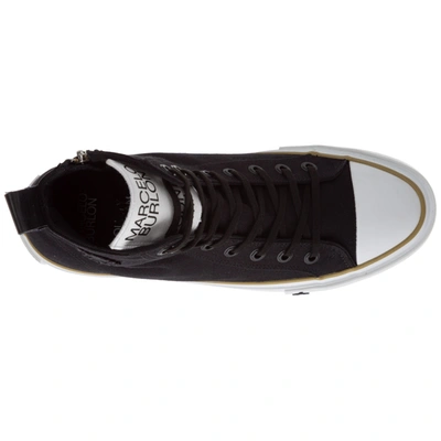 Shop Marcelo Burlon County Of Milan Men's Shoes High Top Trainers Sneakers Cross Vulcanized In Black