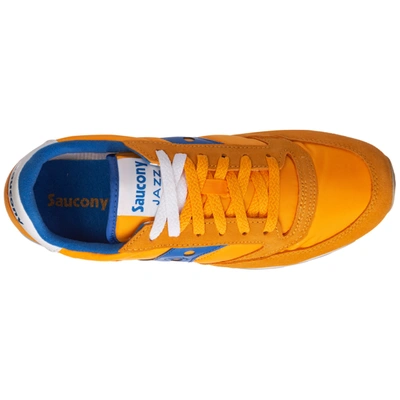 Shop Saucony Men's Shoes Suede Trainers Sneakers  Jazz In Orange