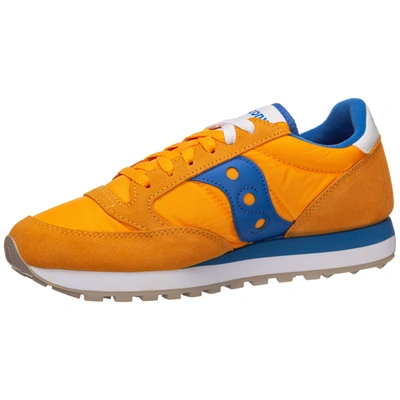 Shop Saucony Men's Shoes Suede Trainers Sneakers  Jazz In Orange