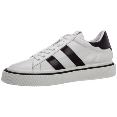 Shop John Richmond Men's Shoes Leather Trainers Sneakers In White