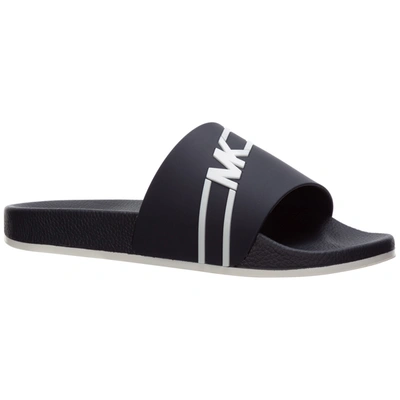 Shop Michael Kors Men's Slippers Sandals Rubber   Jake In Blue
