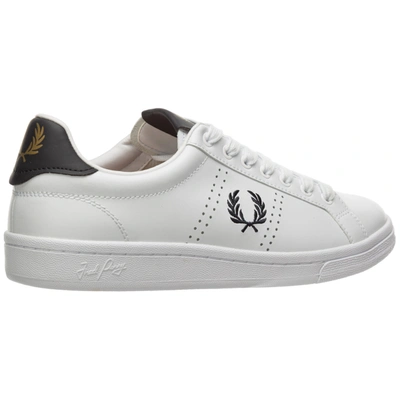 Shop Fred Perry Men's Shoes Leather Trainers Sneakers  B721 In White