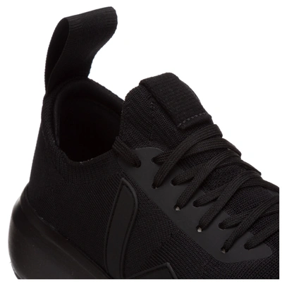 Shop Veja X Rick Owens Men's Shoes Nylon Trainers Sneakers V-knit In Black