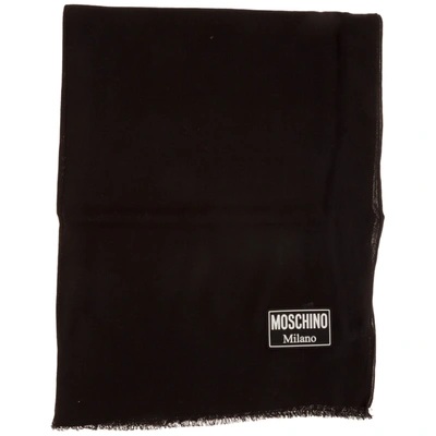 Shop Moschino Men's Scarf In Black