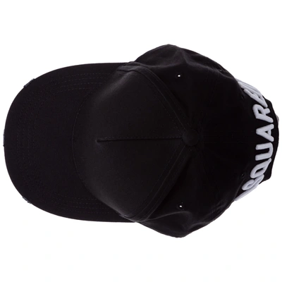 Shop Dsquared2 Adjustable Men's Cotton Hat Baseball Cap  Icon In Black