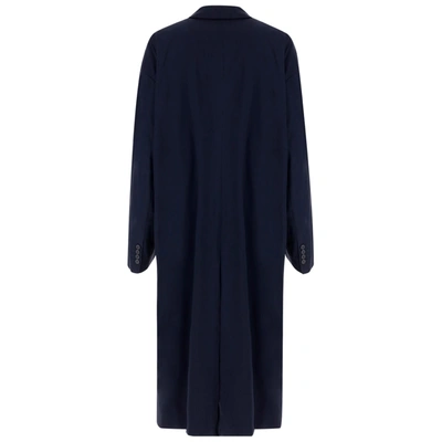 Shop Balenciaga Women's Coat In Blue