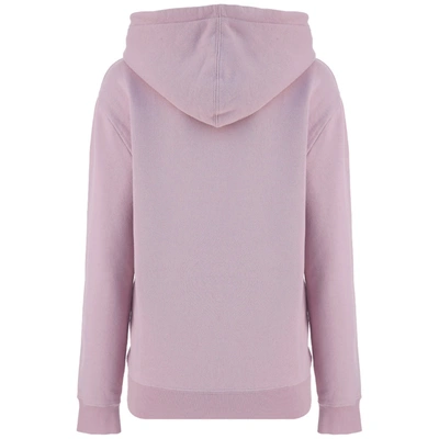 Shop Saint Laurent Women's Sweatshirt Hood Hoodie  Rive Gauche In Pink