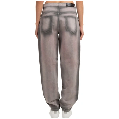 Shop Alberta Ferretti Women's Straight Fit Jeans   Athleisure In Grey