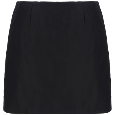 Shop Prada Women's Skirt Mini Short In Black
