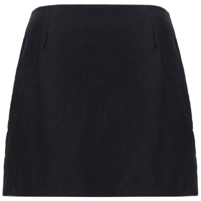 Shop Prada Women's Skirt Mini Short In Black