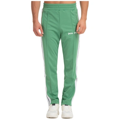 Shop Palm Angels Men's Sport Tracksuit Trousers In Green