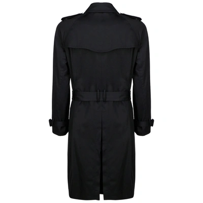 Shop Saint Laurent Men's Raincoat In Black