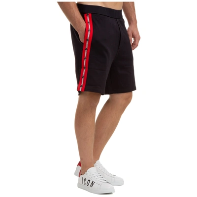 Shop Dsquared2 Men's Shorts Bermuda In Black