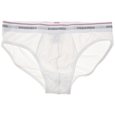 Shop Dsquared2 Men's Underwear Briefs 3 Pack In White