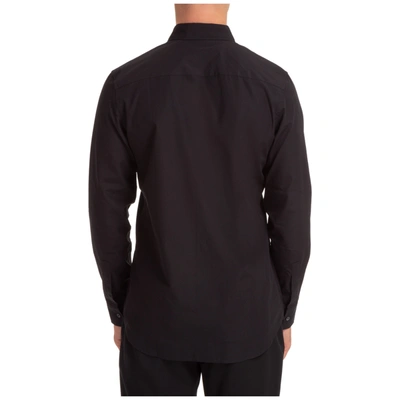 Shop Givenchy Men's Long Sleeve Shirt Dress Shirt In Black