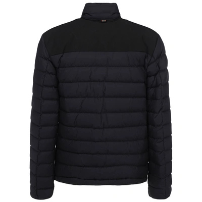 Shop Burberry Men's Outerwear Down Jacket Blouson In Black