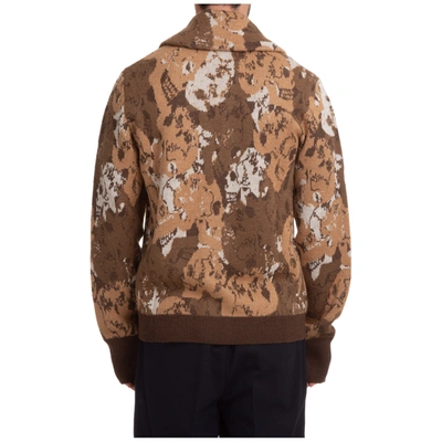 Shop Gabriele Pasini Men's Jumper Sweater Cardigan In Brown