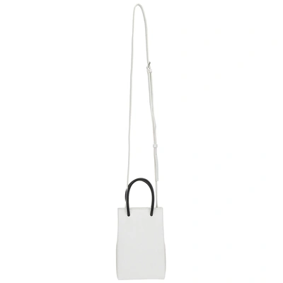 Shop Balenciaga Women's Leather Cross-body Messenger Shoulder Bag  Phone Holder In White