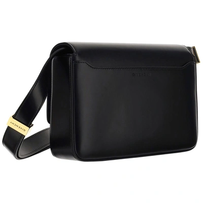 Shop Givenchy Women's Leather Cross-body Messenger Shoulder Bag  4g In Black