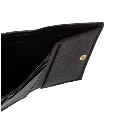 Shop Dolce & Gabbana Women's Wallet Leather Coin Case Holder Purse Card Trifold  Dauphine In Black