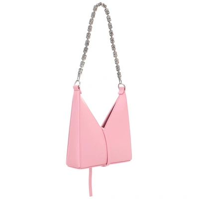 Shop Givenchy Women's Leather Cross-body Messenger Shoulder Bag Cut Out Bag In Pink