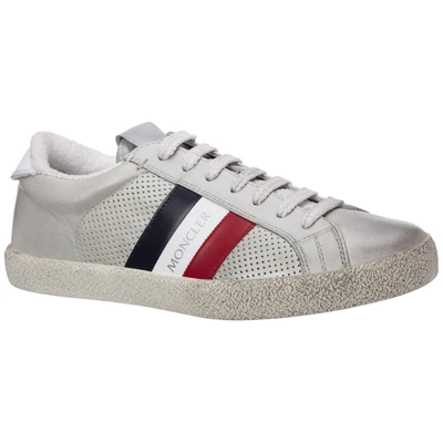 Shop Moncler Women's Shoes Trainers Sneakers  Ryegrass In Silver