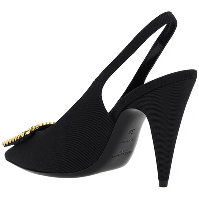 Shop Saint Laurent Women's Pumps Court Heel Shoes Slupice In Black