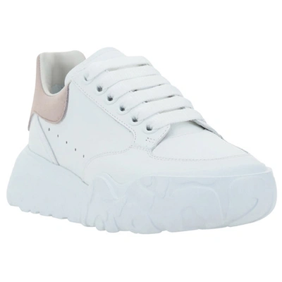 Shop Alexander Mcqueen Women's Shoes Leather Trainers Sneakers  Court In White