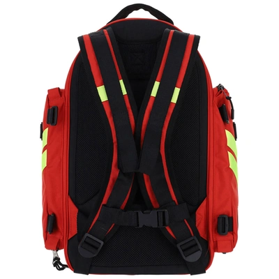 Shop Balenciaga Men's Nylon Rucksack Backpack Travel  Fire In Red