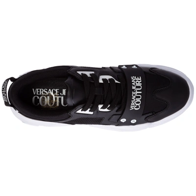 Shop Versace Jeans Couture Men's Shoes Trainers Sneakers In Black