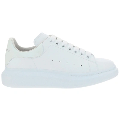 Shop Alexander Mcqueen Men's Shoes Leather Trainers Sneakers  Oversize In White