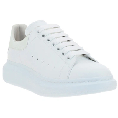 Shop Alexander Mcqueen Men's Shoes Leather Trainers Sneakers  Oversize In White