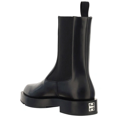 Givenchy Squared Chelsea Ankle Boots For Men In Black